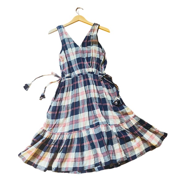 Anthropologie Isabella Sinclair Dickens Plaid Dress - Picture 4 of 9